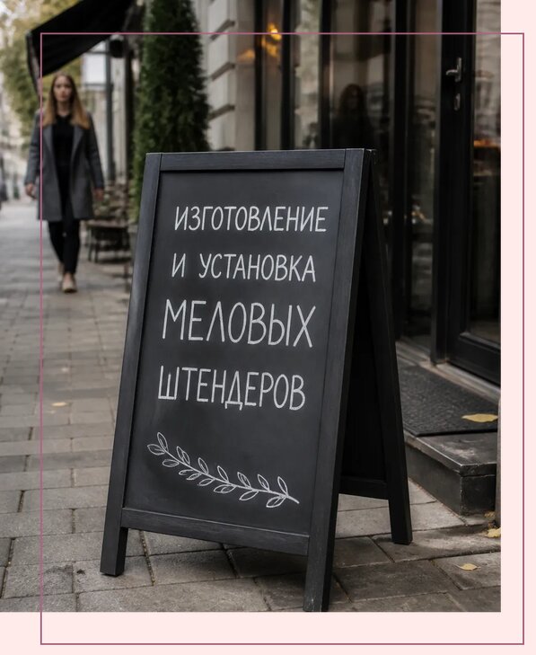 Меловые штендеры в Бузулуке по цене от 6776 р. | Аванза-Бзл